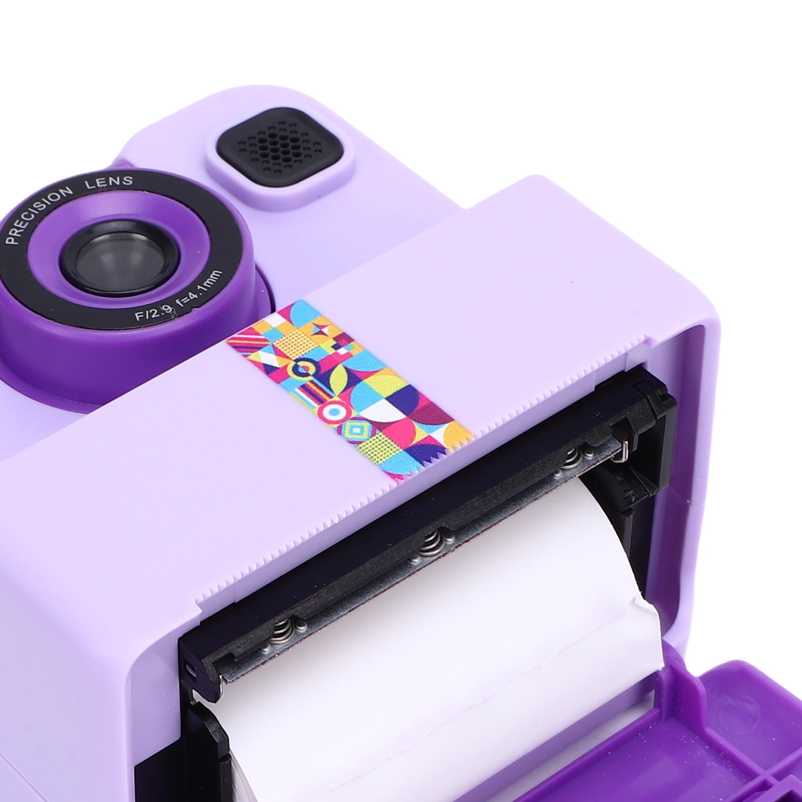 Dpofirs Instant Print Camera con capacità 24MP (PURPLE)