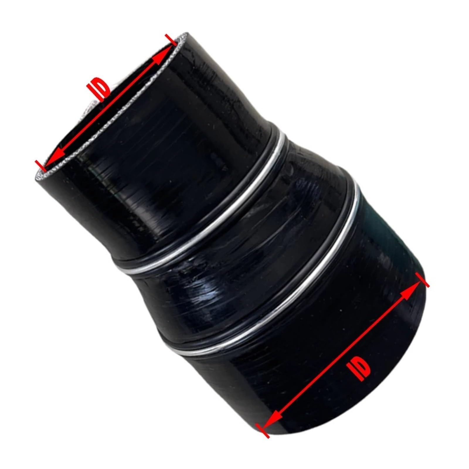 manguera gasolina Manguera de silicona universal para intercooler coche, turbo, tubo admisión, acoplador, reductor recto, conector grande y pequeño(Blue,ID110mm-150mm)