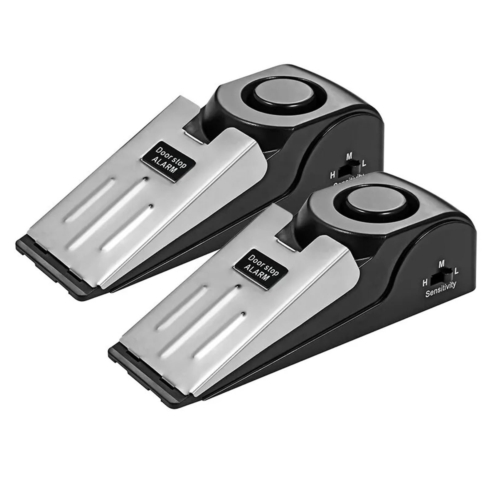 Tope Para Puerta Con Alarma Paquete de 2 alarmas tope puerta inalámbricas 120 dB