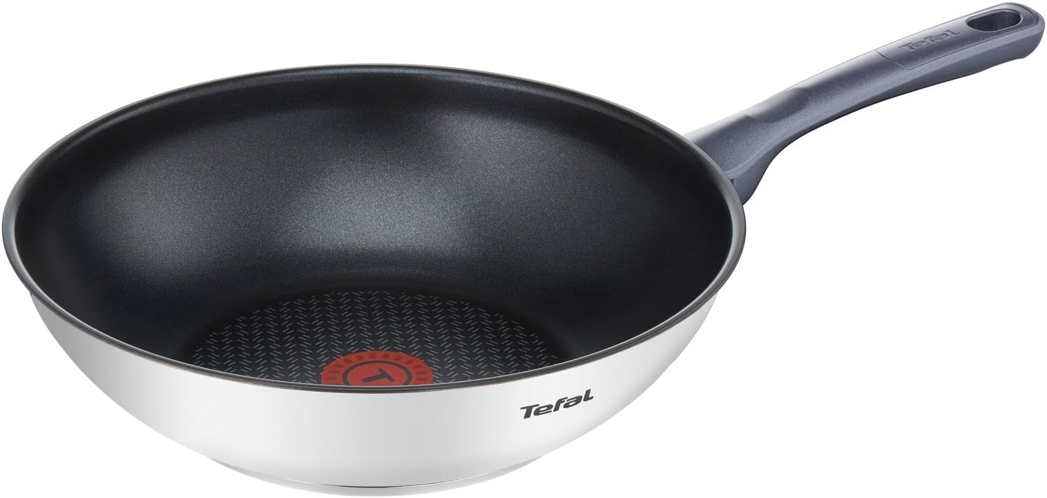 Tefal Daily Cook - Sartén de 28 cm, Apto inducción, antiadherente, revestimiento titanio, Thermo-signal, apto lavavajillas y horno, acero inoxidable — view 7