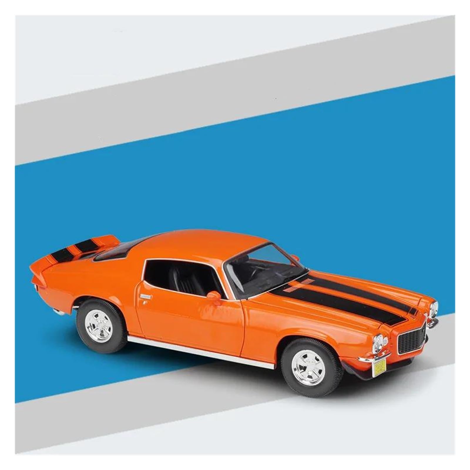 Btwodian Scale Model Car 1:18 For Chevrolet For Camaro 1971 Car Diecast Alloy Model Collections Desk Decoration