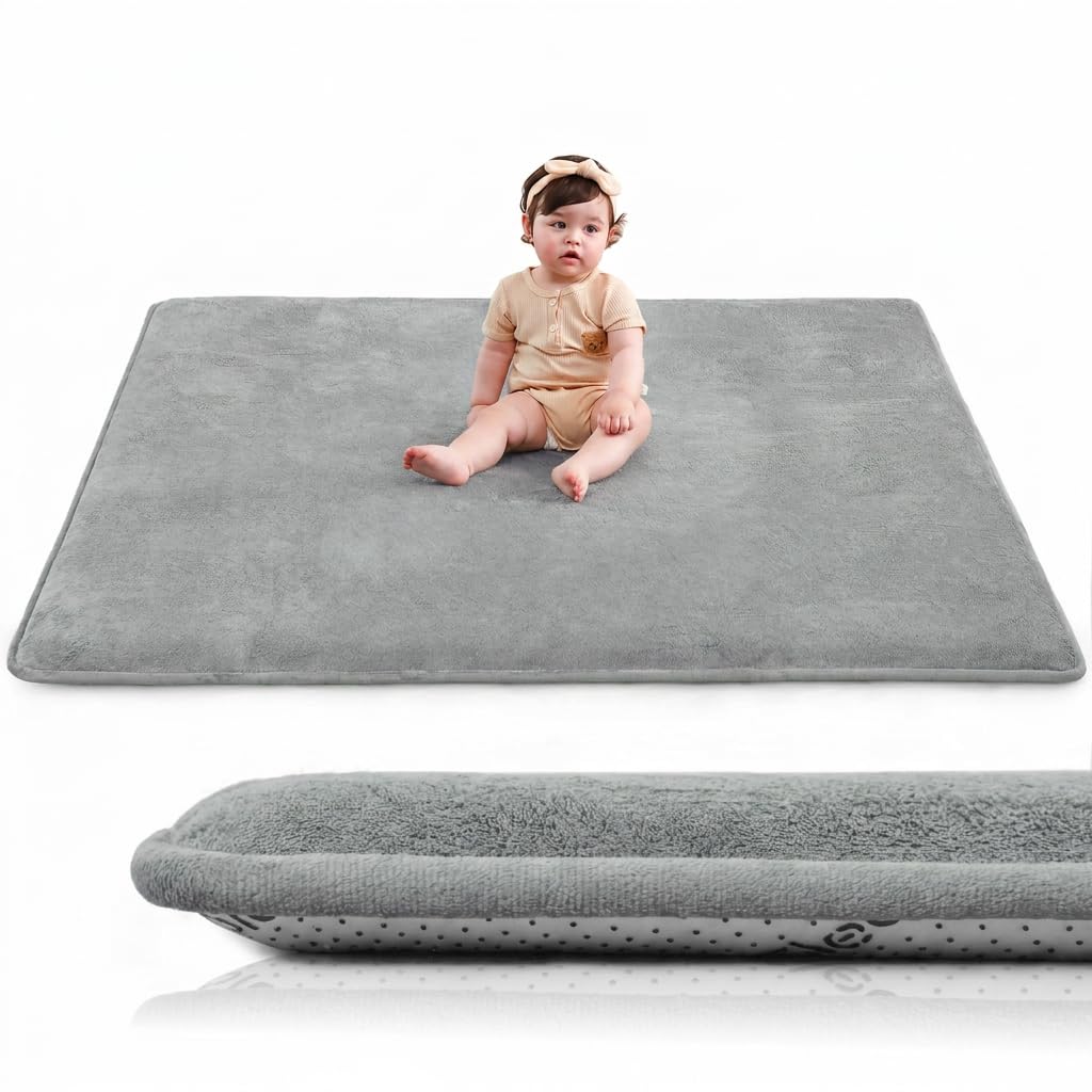 Huloo Sleep Baby Play Mat for Floor 127×127cm