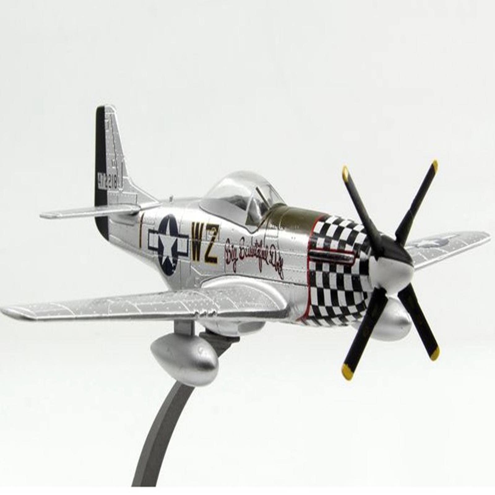 Amazon | 1/72スケール 米陸軍航空 P-51マスタング戦闘機 金属製飛行機