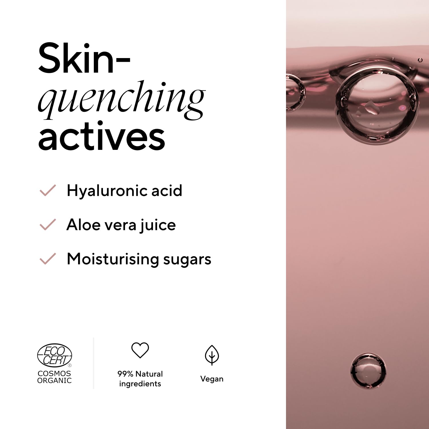 MÁDARA Organic Skincare | Acqua micellare - 400 ml, detergente senza risciacquo, formulato con acido ialuronico, succo di aloe vera ed estratto di radice di peonia, vegano, certificato Ecocert