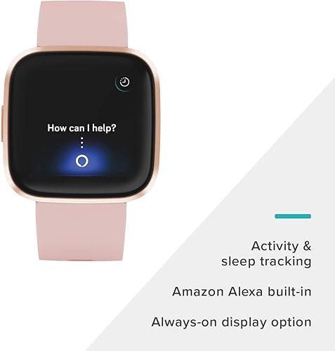 Miniatura 2 de Fitbit Versa 2 - Reloj inteligente de salud y fitness con frecuencia cardíaca, música, Alexa integrado, seguimiento de sueño y natación, pétalo/rosa