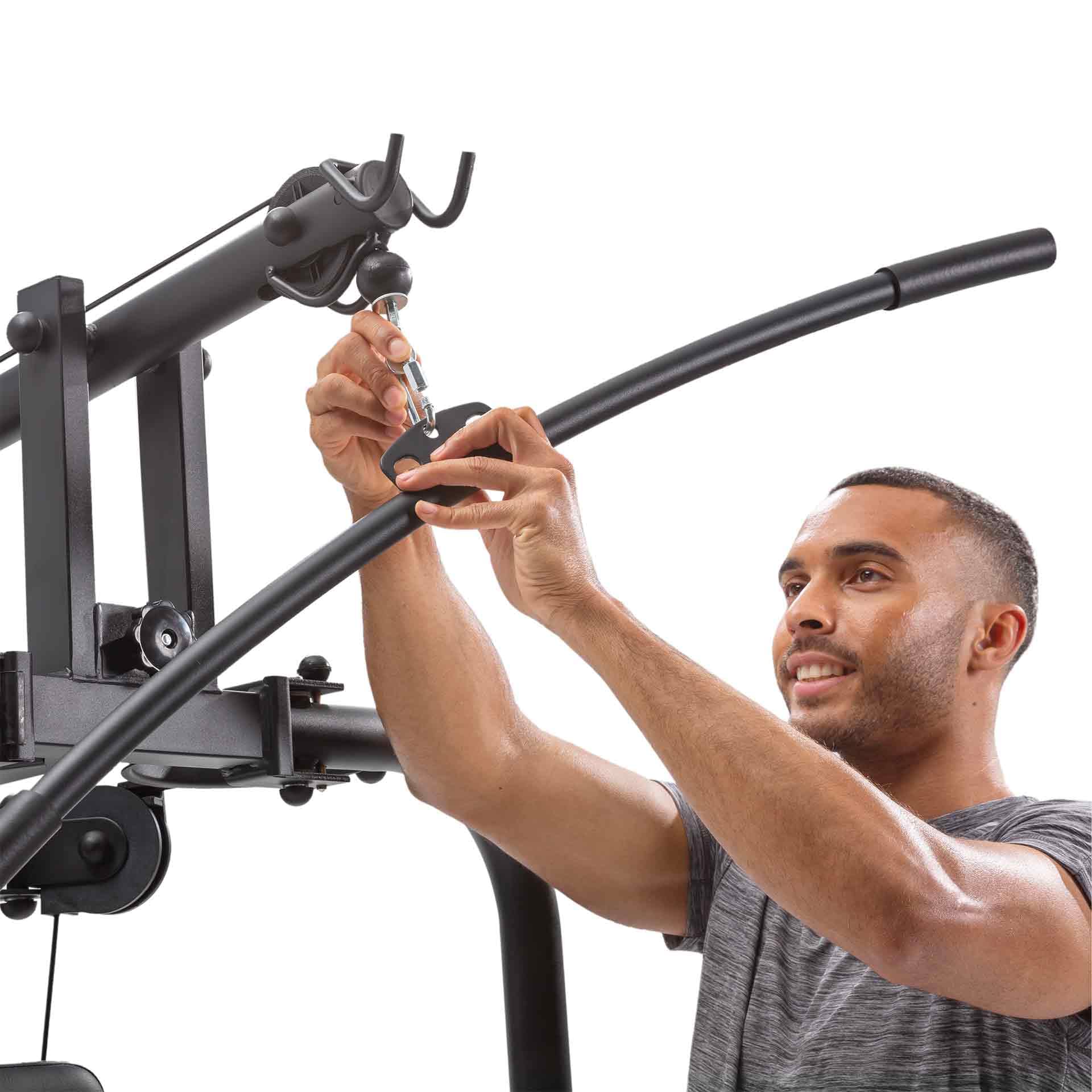 Christopeit Sport SP 2000 - Kraftstation für Oberkörper, Arme, Bauch und Beine - Ganzkörpertraining zuhause - Multi-Gym