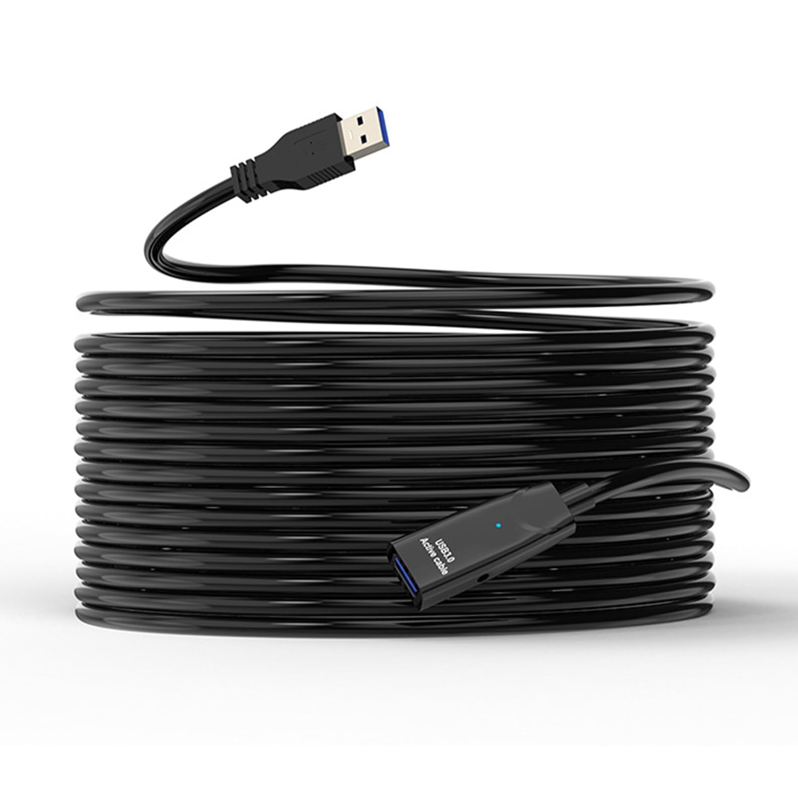 Cable de extensión USB 3.0, cable de datos USB macho a hembra, cable de datos para conexiones de datos sin problemas, adaptador de potenciador, cable USB macho a hembra