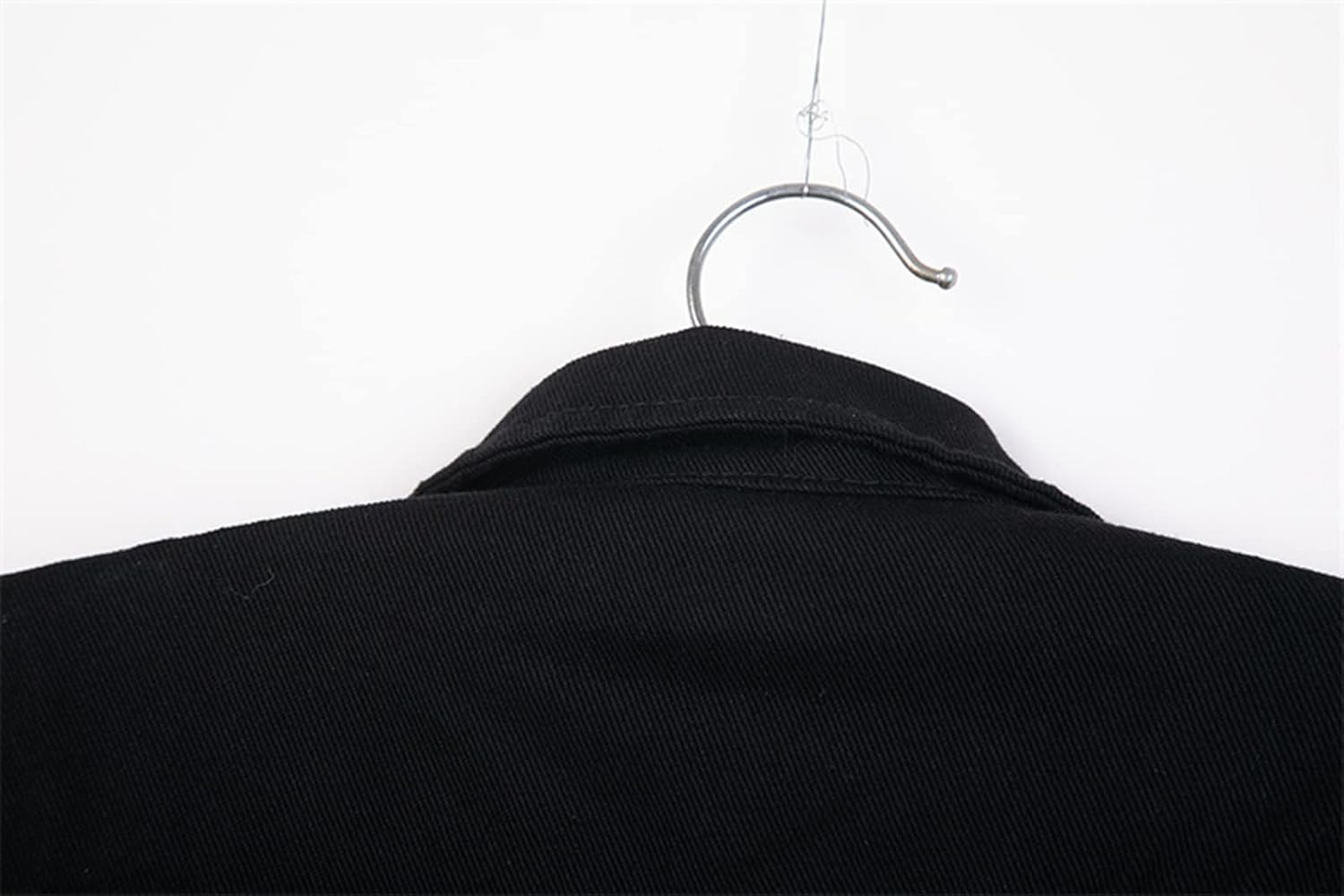 HALITOSS Women's Button Down Mid Long Denim Jean Vest Waistcoat Sleeveless Coat, 895black, X-Large