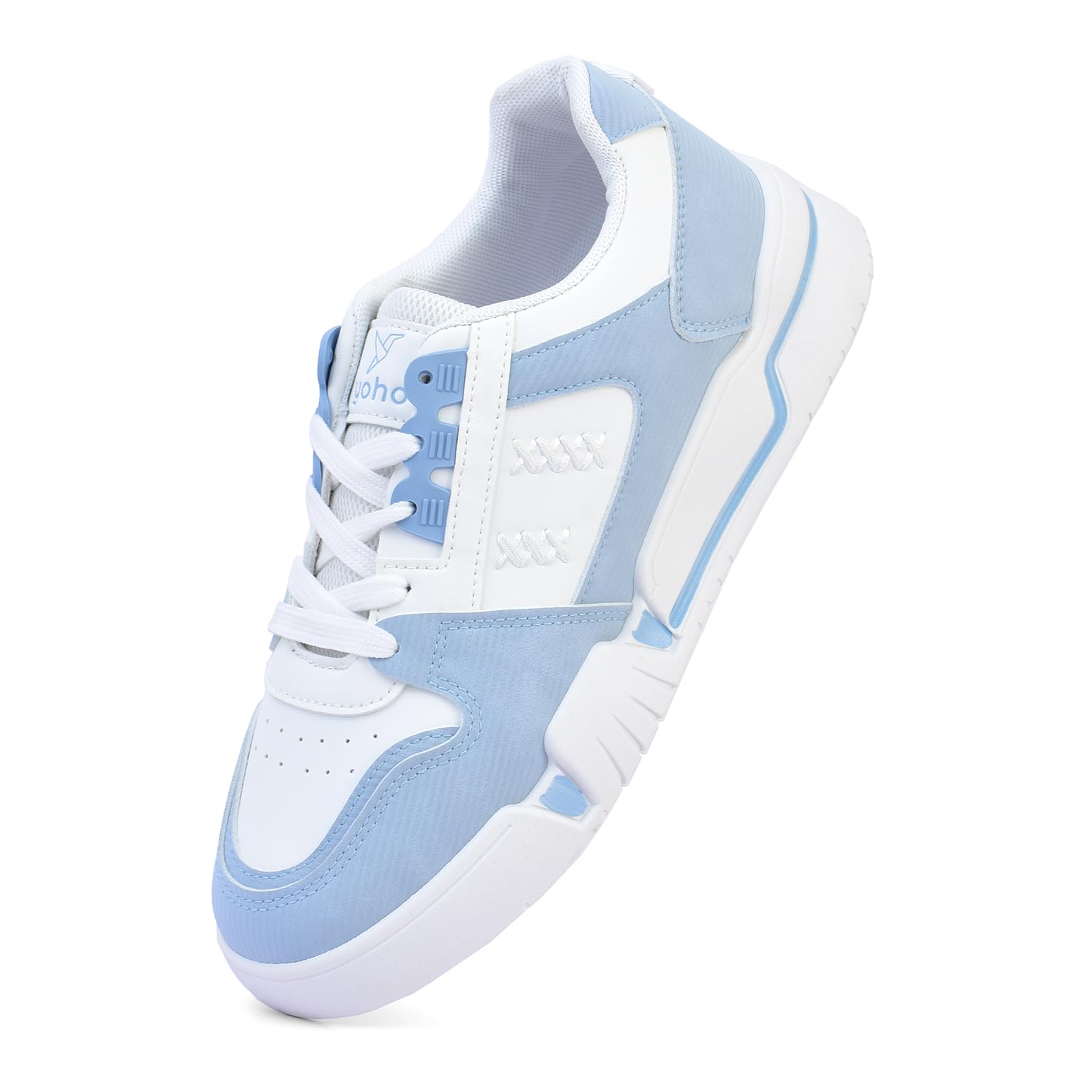 YOHO Lane Women’s Elegant Dual-Tone Premium Casual Sneakers | Light Blue - UK 5 (B0DCPNT4GX) Amazon Price History, Amazon Price Tracker