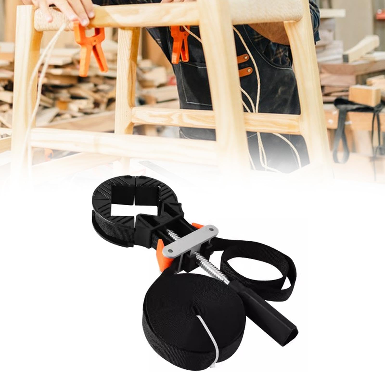 MagiDeal Pince à bande à 90 degrés, outil de serrage pour cadre photo, support de sangle de serrage de cadre pratique pour cadre photo, Longueur du bracelet 10 m