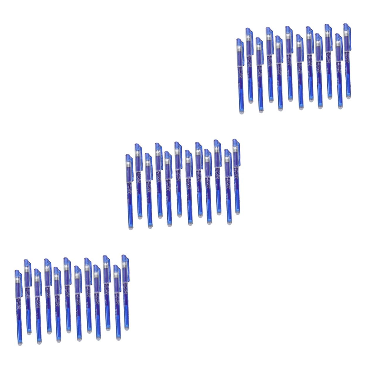 NUOBESTY 36 Pièces Stylo Effaçable Surligneur Effaçable Stylo À Encre Effaçable Chinois s À Bille À Pointe Fine s 05 À Encre Bleue Costumes Bleus Élèves En