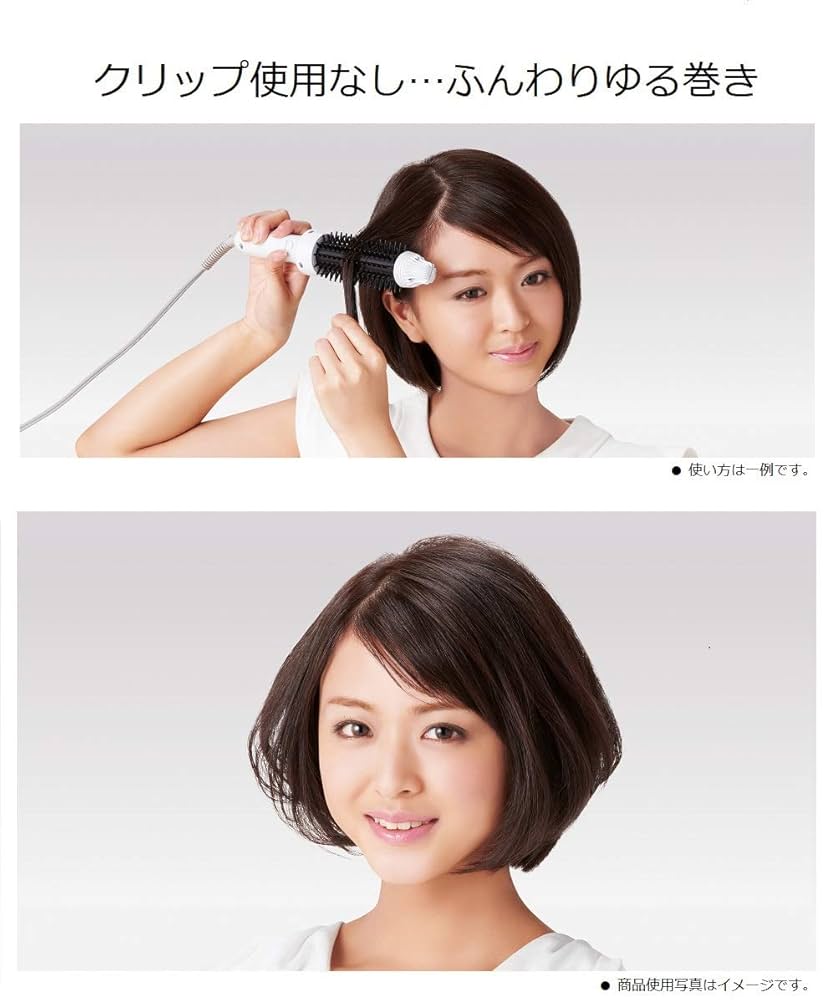 パナソニック ブラシアイロン コンパクト EH-HV40-W パナソニック ブラシアイロン コンパクト カール・ストレート