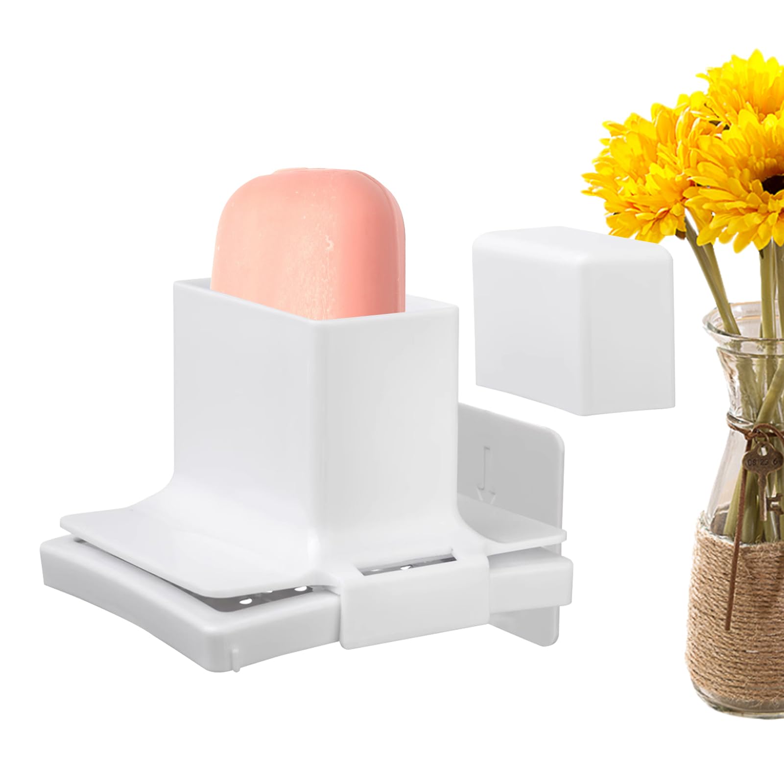 Wall Soap Holder,Kitchen Wall Mount Soap Rack - Effortless Grind Soaps for Saving Easy to Install Soap Tray for Home, Stations, Restaurants, School Majs