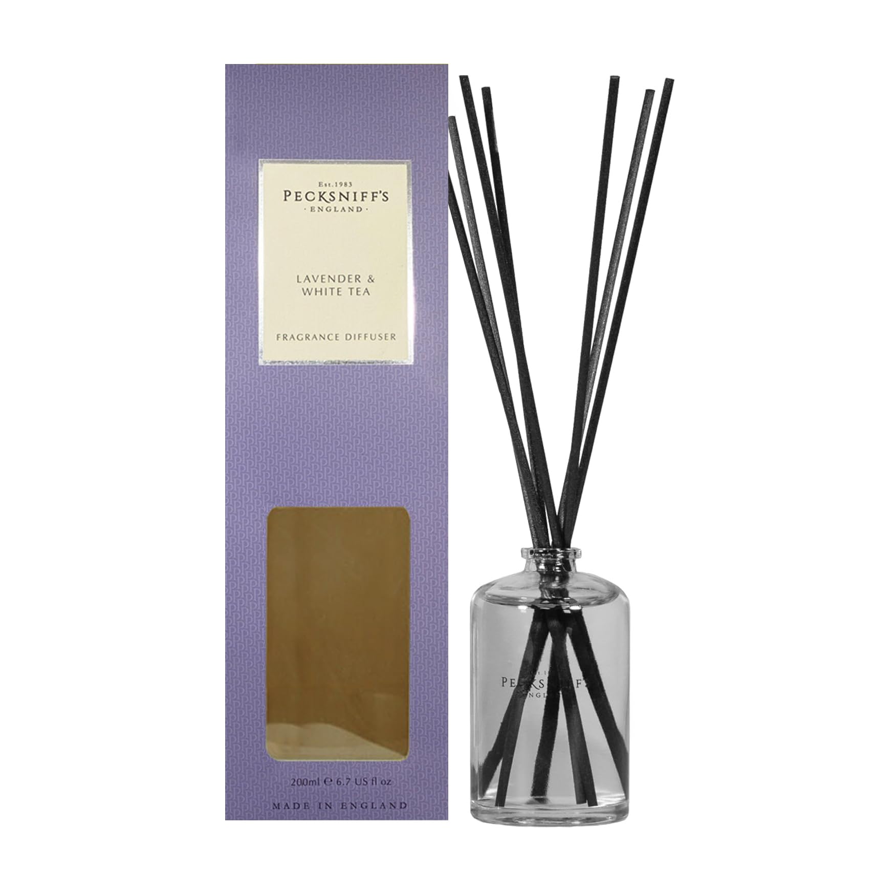 Amazon.com: Pecksniff's Lavender & White Tea Diffuser | 200 ml
