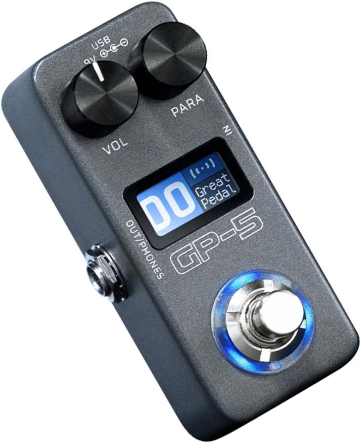 Comprehensive Guitar Processor With 50 Adjustable Presets And Two-Channel Processing Studio Pedal