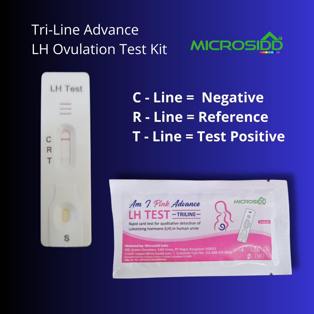Am I Advanced 3line LH Triline Ovulation Kit for Pregnancy planning (5) 2