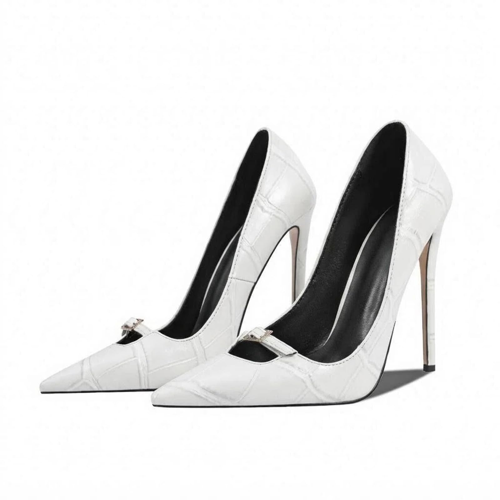 Décolleté da Donna con Punta a Spillo Tacchi Alti 12 cm/4,7 Pollici Scarpe da Festa Sexy