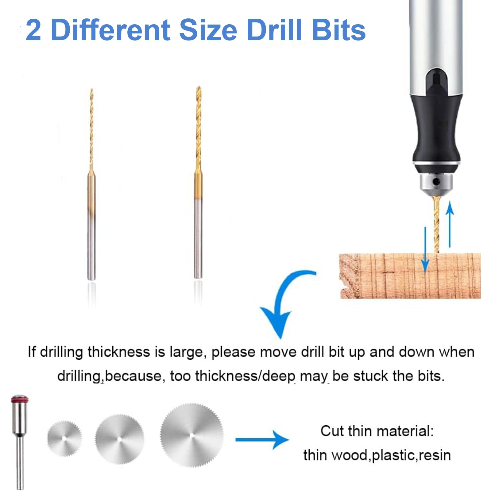 JANGKLIFE USB Rechargeable Portable Electric Micro-Sanding Pen, 3.7V 3-Speed Adjustable, Suitable for Grinding polishing - Image 4