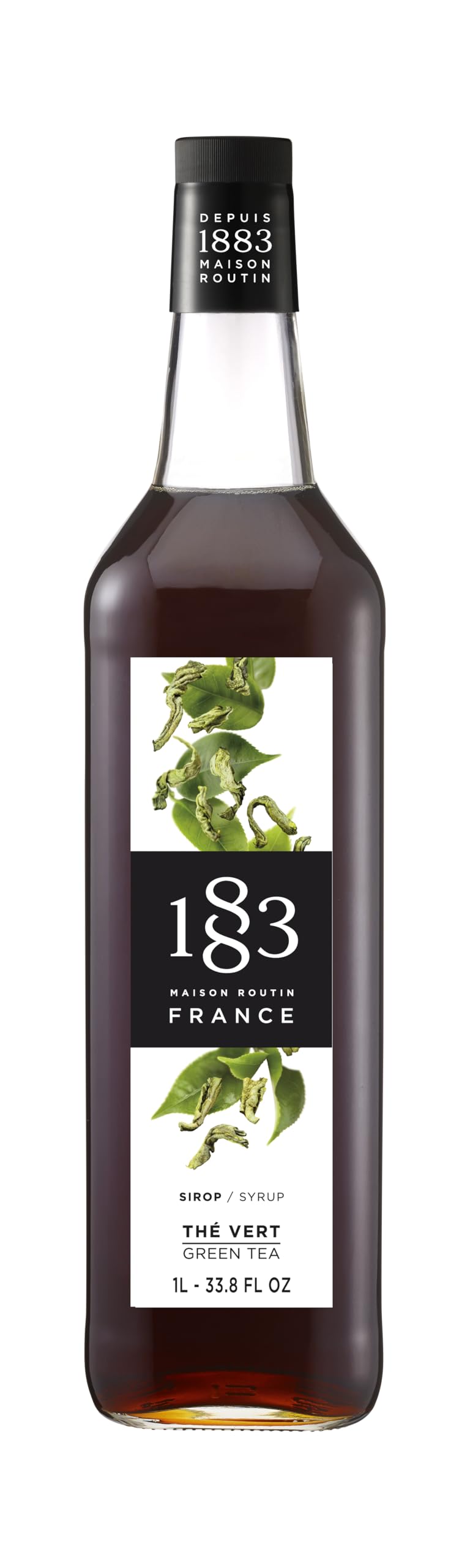 Green Tea Syrup 1L Bottle by ROUTIN 1883