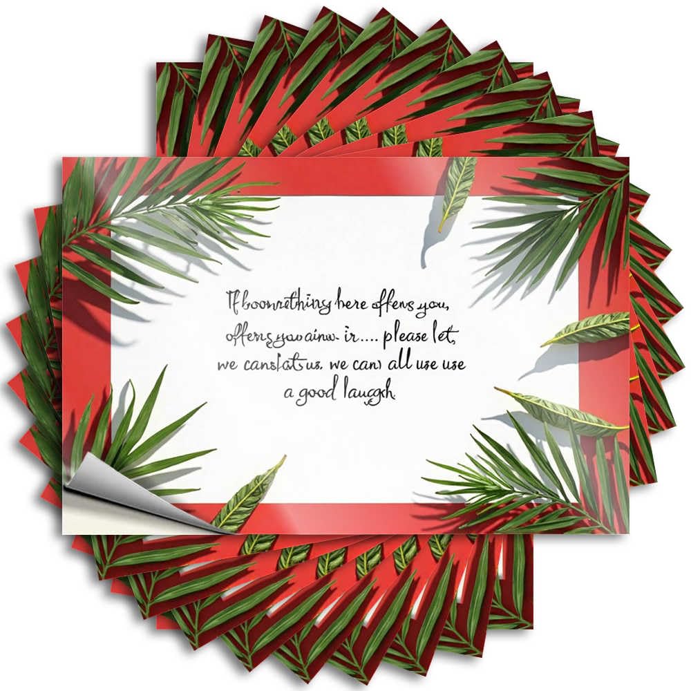 Laughter is The Best Medicine: A Lighthearted Reminder Sticker Funny Office Decor | Small Garage Removable Decal Pack(8X12CM)
