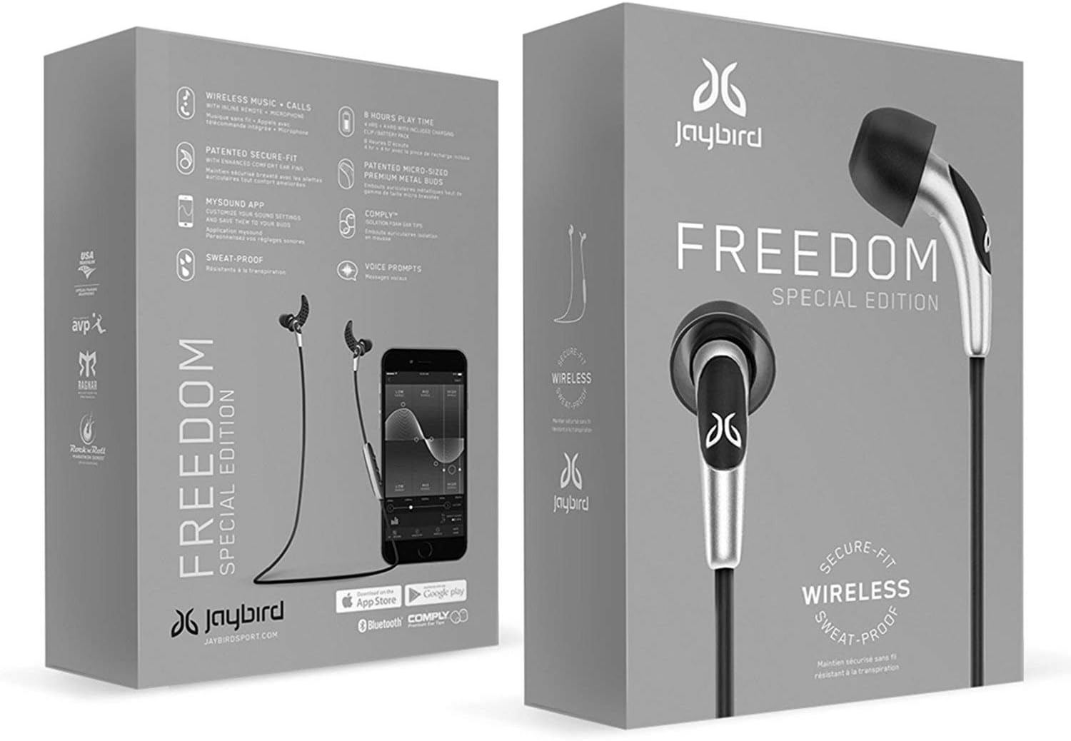 Jaybird Freedom Special Edition product packaging