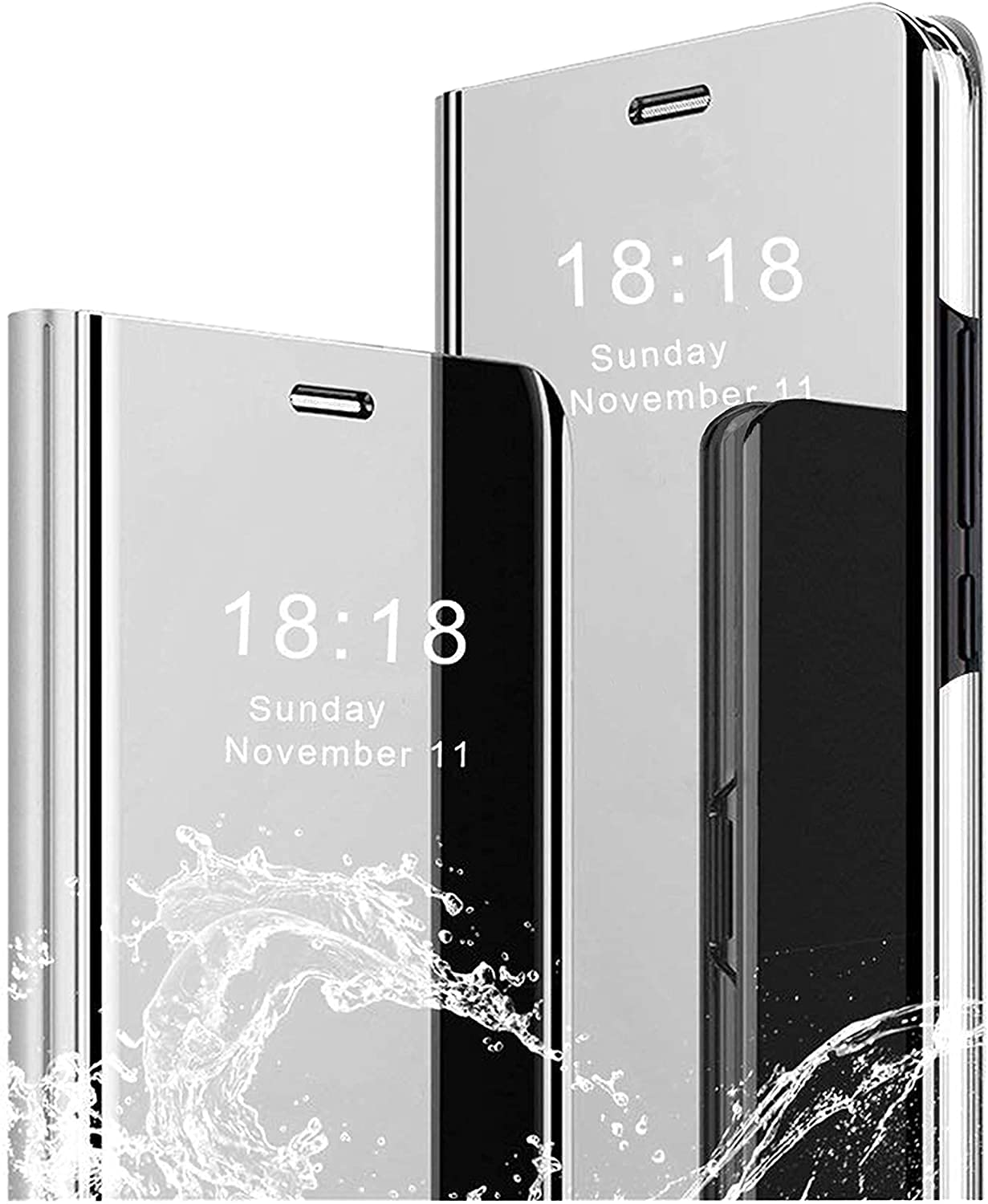 LINER Cover per Samsung Galaxy A52S 5G / A52 / A52 5G, Specchio Case Clear View Standing Mirror