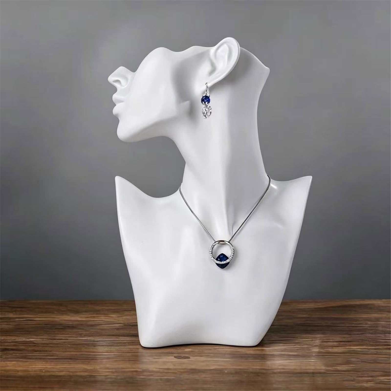 Espositore gioielli Busto in resina espositore opaco manichino collo forma Per conservare ed esporre i gioielli