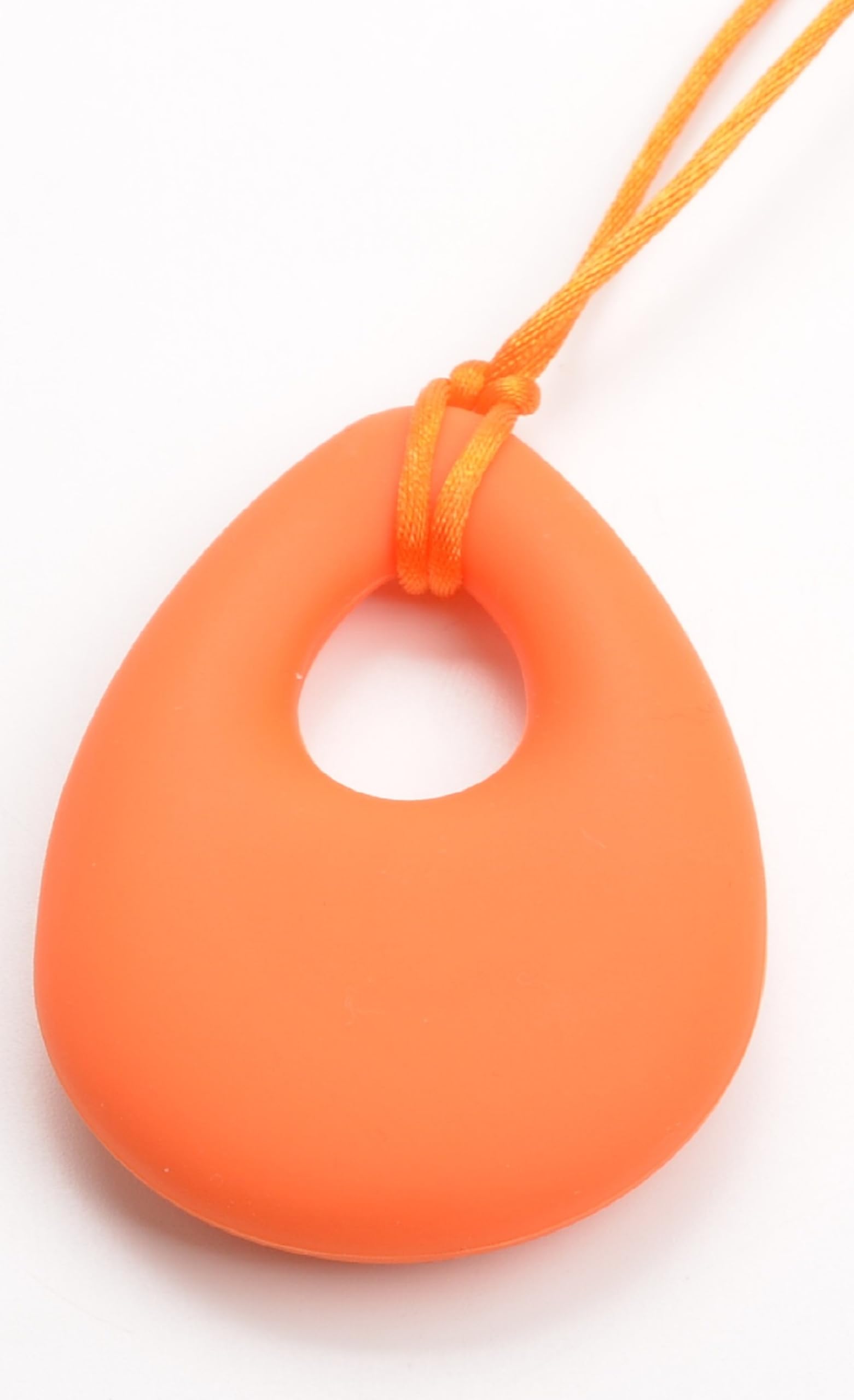 Chew Necklace Chewelry Autism ADHD Biting Sensory Chewy Teens or Adults (Bright Orange) โ image 1