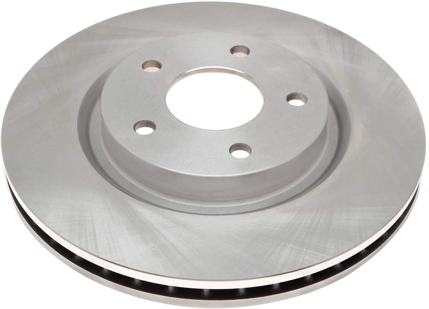 Raybestos R-Line Replacement Front Disc Brake Rotor for select Nissan Leaf, Qashaqai, Rogue vehicles, Part No.981773R,Silver