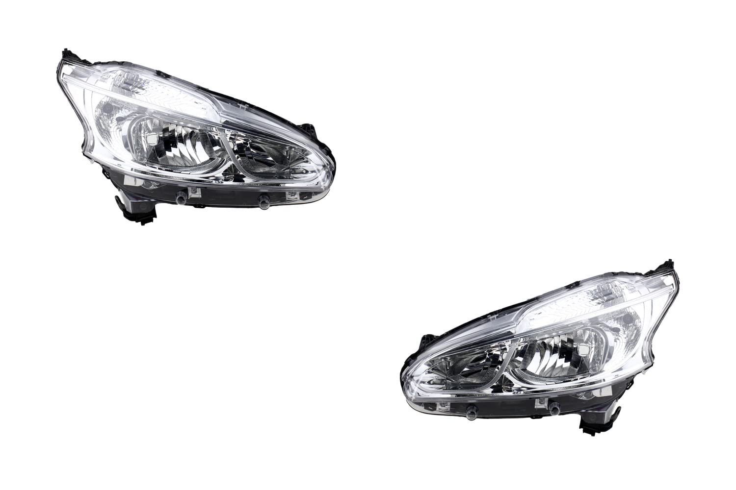 Johns Fari alogeni adatti per Peugeot 208 03/12-05/15 H7 H7 Set Sinistra Destra