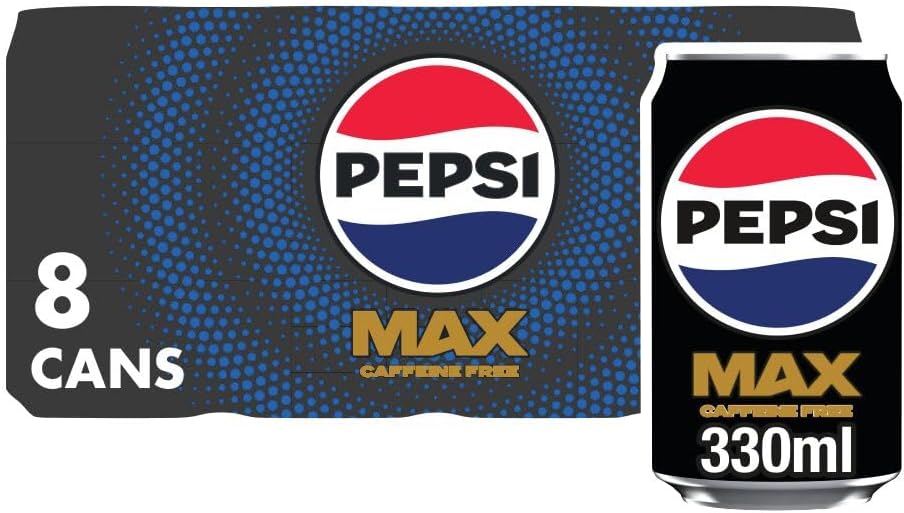 Max No Caffeine & No Sugar Soft Drinks, 8 x 330ml