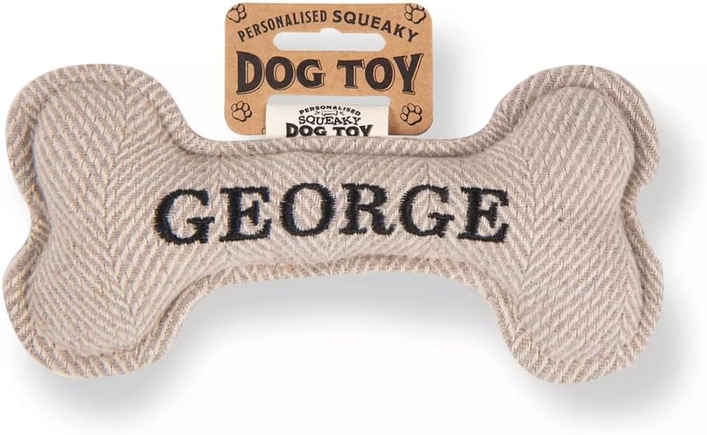 History & Heraldry Squeaky Bone Toy [Names A – J] George