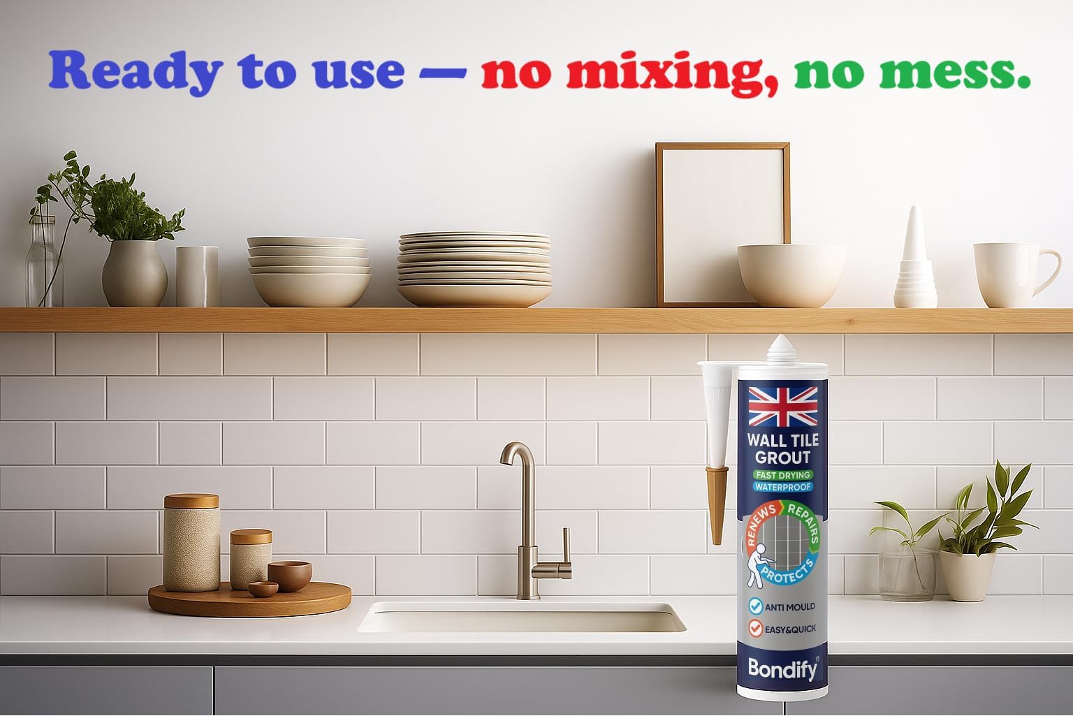 Kit Riparazione Fughe Piastrelle Nero, Asciugatura Rapida 450g x 2 Cartuccia, ANTI-MUFFA Stucco per Piastrelle Bagno & Doccia, Grout Repair Kit Black, Stucco per Fughe Pavimento, Sigillante per Malta