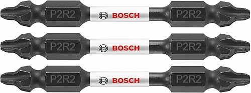 BOSCH ITDEP2R22503 - Juego de 3 puntas de atornillado PhillipsSquare #2 de 2-12 pulgadas