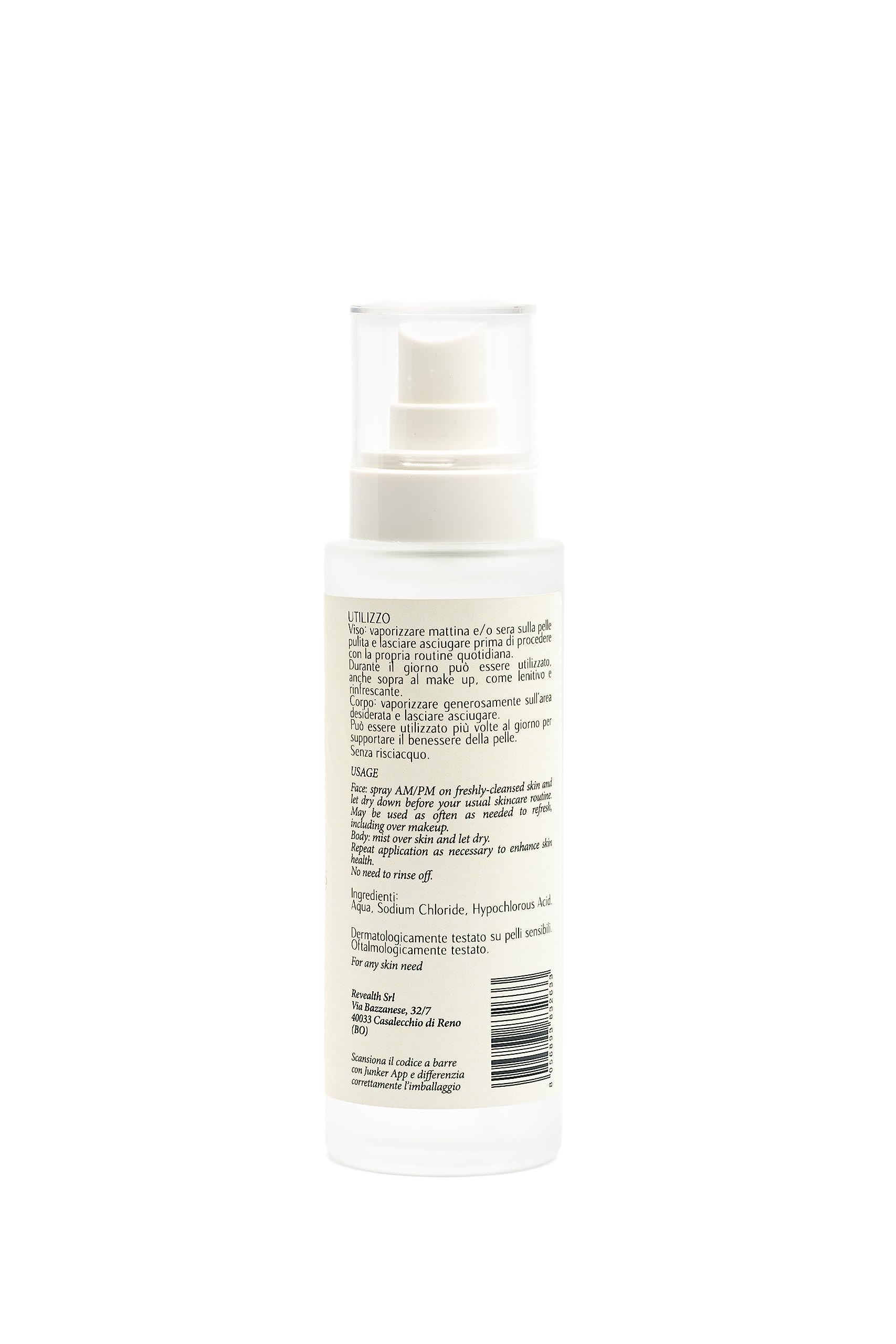 OMNIA Skin Saviour Mist Viso e Corpo Multiuso 7 in 1 Naturale con Acido Ipocloroso Spray Viso Lenitivo, Calmante, Riparatore, Idratante, Riequilibrante, Protettivo, Purificante, Anti acne
