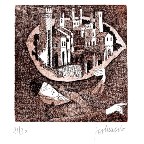 Gravure originale de chanceux impression art collection déco murale 26x35