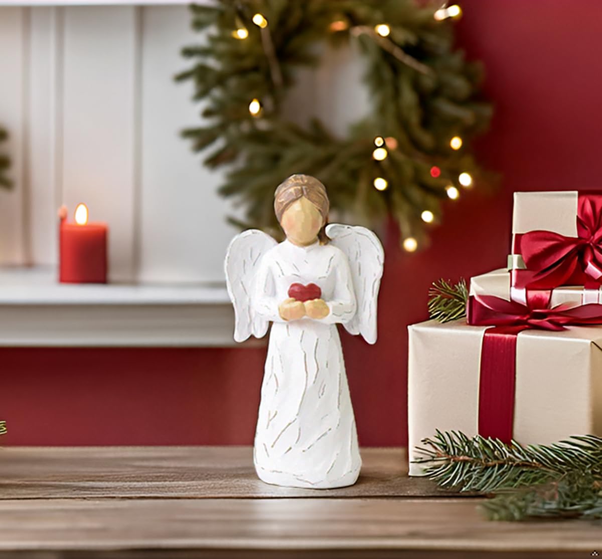 Zoyiancy Guardian Angel Figurines Angel Ornament Statue - Image 4