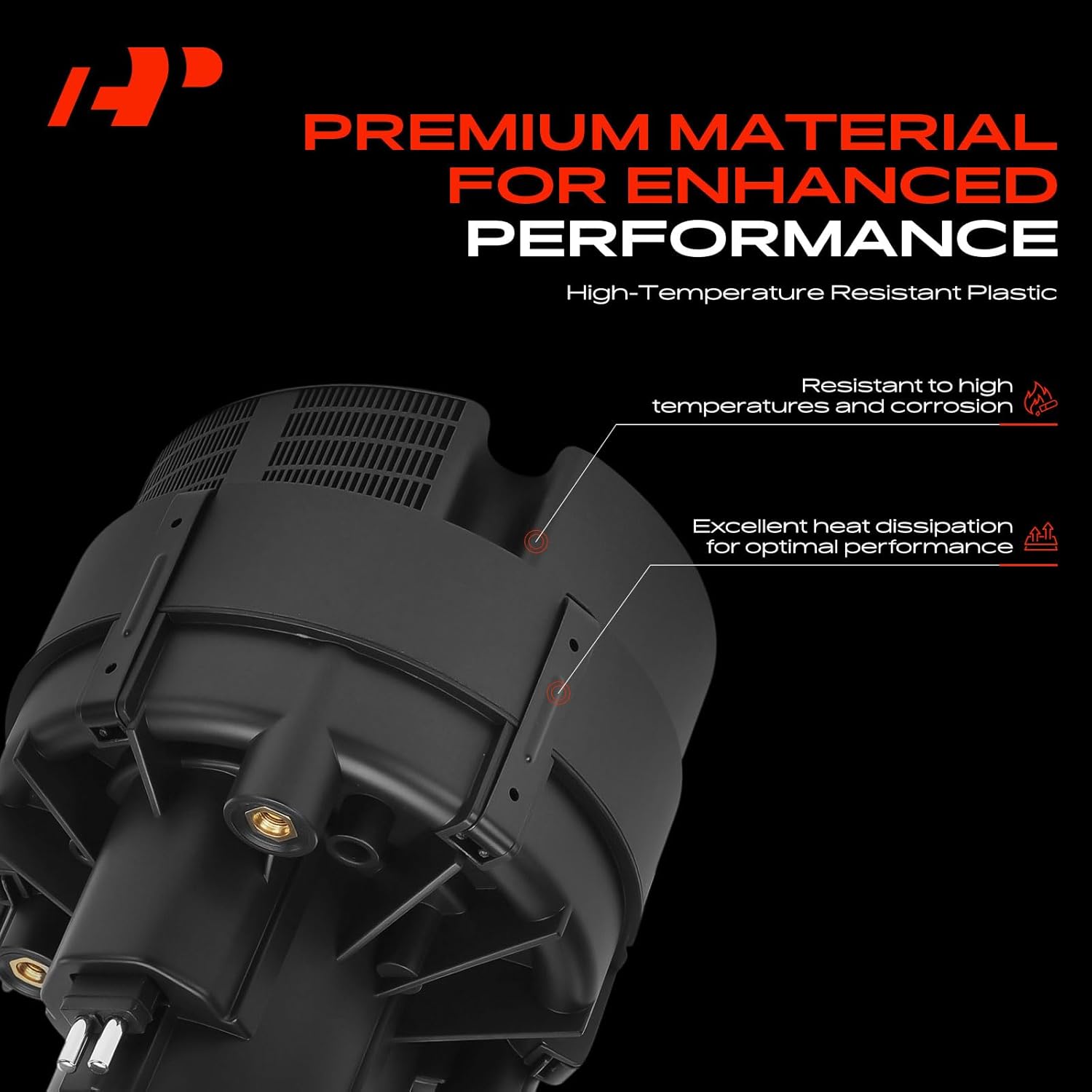 A-Premium Secondary Air Injection Smog Pump Compatible with Mercedes-Benz W204 Series C63 AMG 2008-2015, W212 Series E63 AMG 2010-2011, 6.3L