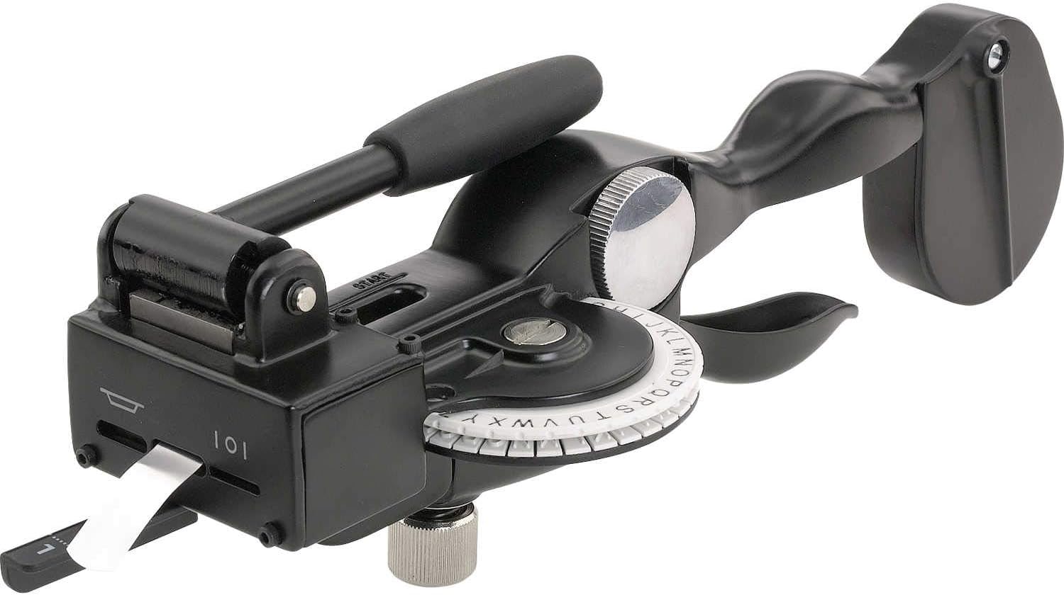 Dymo - D101105 Rhino Labeller, 1011 Metal Tape Embossing System Kit, 1-Carded (M1101) Black