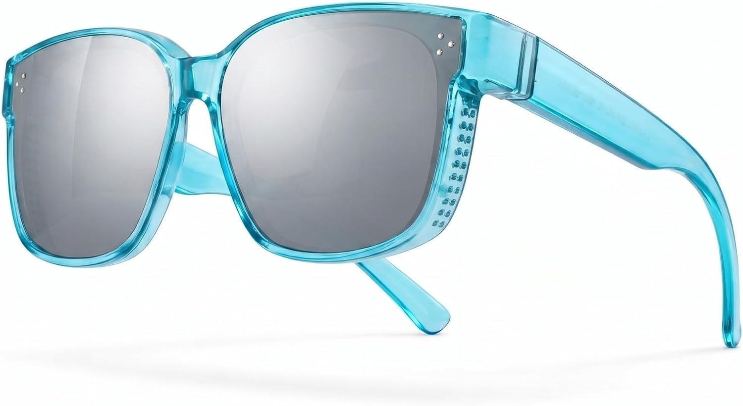 Yogo Vision Fit Over Polarized Sunglasses Women Oversized Wraparound Shades