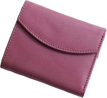 Amazon Mieno Diva Leather コンパクト 財布 メンズ レディース コンパクト 財布 さいふ 牛革 レザー 本革 贈り物 ギフト プレゼント パープル Mieno 小銭入れ