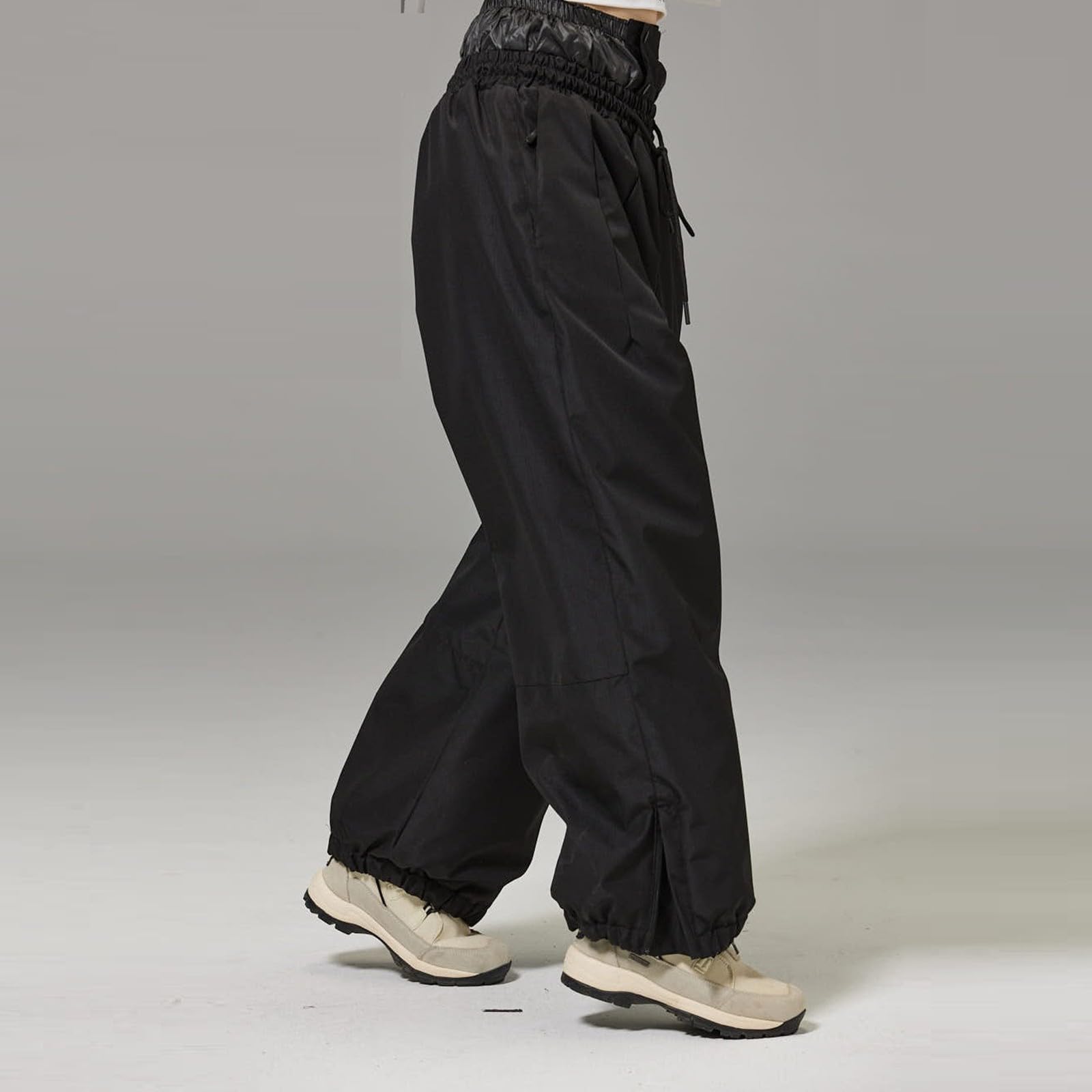 Pantalones de esquí para mujer, forrados con tirantes, térmicos, cálidos, para exteriores, impermeables, resistentes al viento, pantalones de snowboard, pantalones de invierno, cálidos