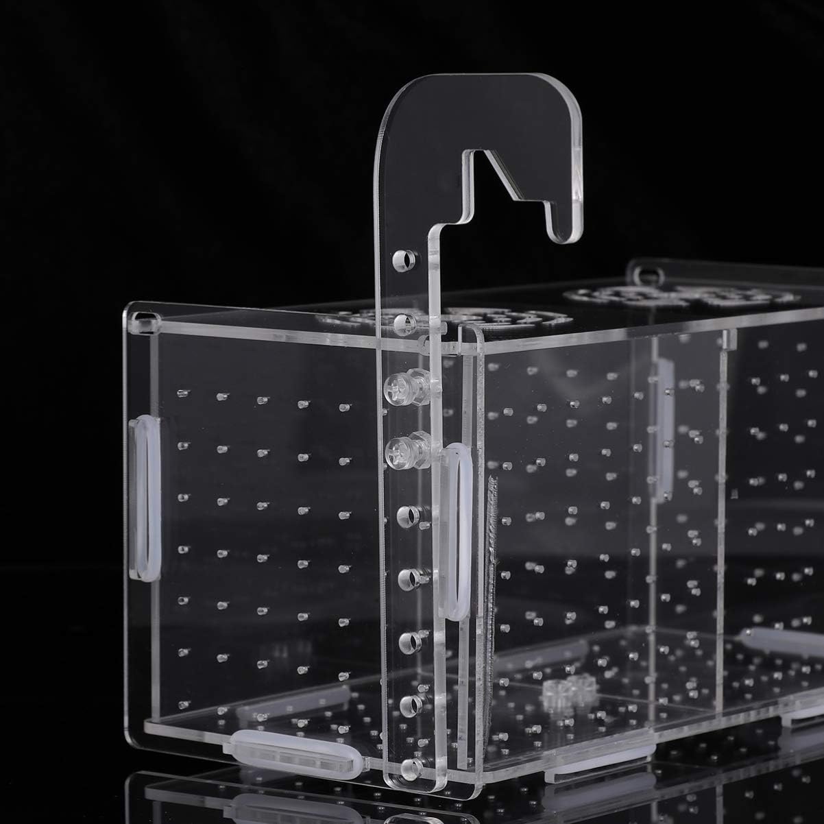 POPETPOP Fish Breeding Box - Box for Fish Tank Acrylic Acclimation Hatchery Incubator Aquarium for Small Shrimp
