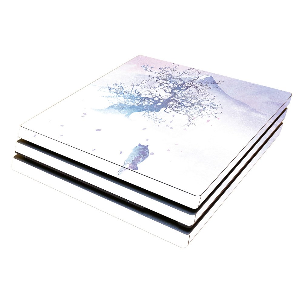 MightySkins Skin Compatible with Sony PS4 Slim Console - Long Way to Fuji | Protective, Durable, and Unique Vinyl Decal wrap cover | Easy to Apply, Remove, and Change Styles | Made in The USA - 5