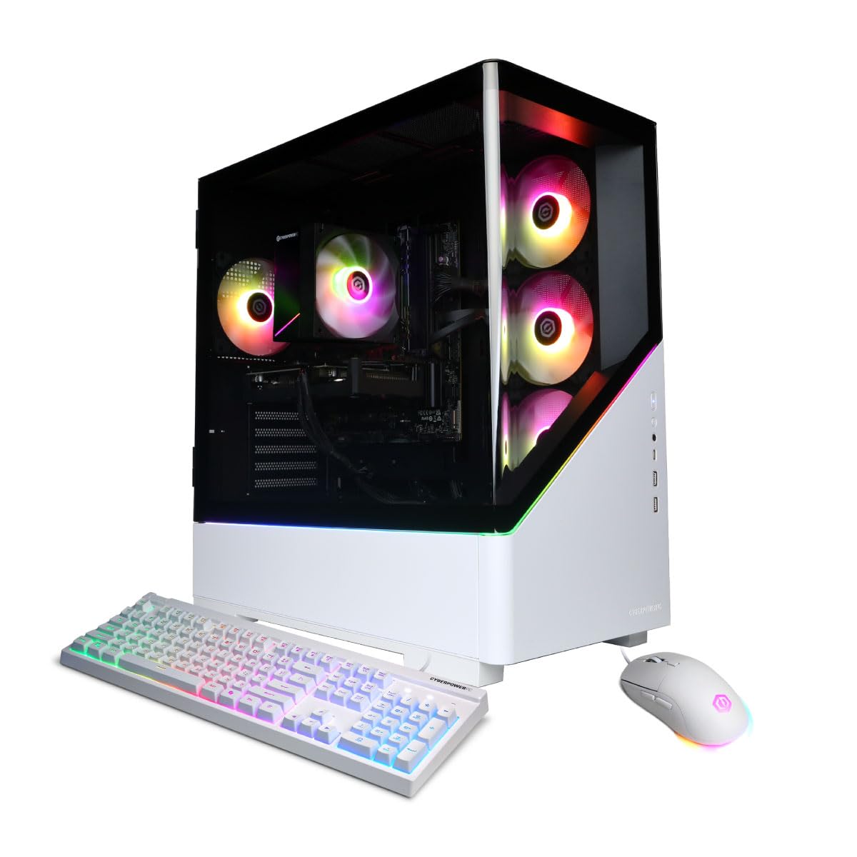 CyberpowerPC Gamer Xtreme Gaming PC, Intel Core i7-14700F 2.1GHz, GeForce RTX 5060 Ti 8GB, 16GB DDR5, 1TB PCIe 4.0 SSD, WiFi Ready & Windows 11 Home (GXiVR8040A19)
