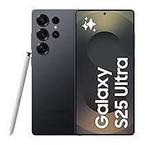 Samsung Galaxy S25 Ultra Smartphone AI, 3 anni di Garanzia del produttore, Display 6.9” QHD+ Dynamic AMOLED 2X, Fotocamera 200MP, RAM 12GB, 256GB, 5.000 mAh, Titanium Jetblack (Versione italiana)