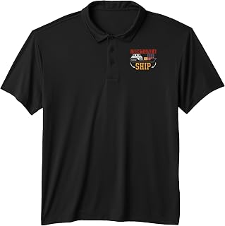 I Don't Give A Ship Container Ship Maritime Cargo Ship Performance Polo Shirt