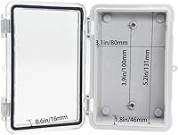 Vista 4 de Caja Eléctrica Impermeable a Prueba de Polvo Caja de Conexiones Resistente a la Intemperie IP67 Carcasa de Plástico ABS Caja de Proyecto