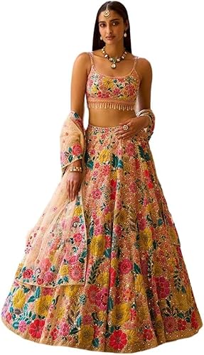 OQQTOO New indian Ready to Wear Bollywood Style Bridal-Wedding-Parties Lehenga