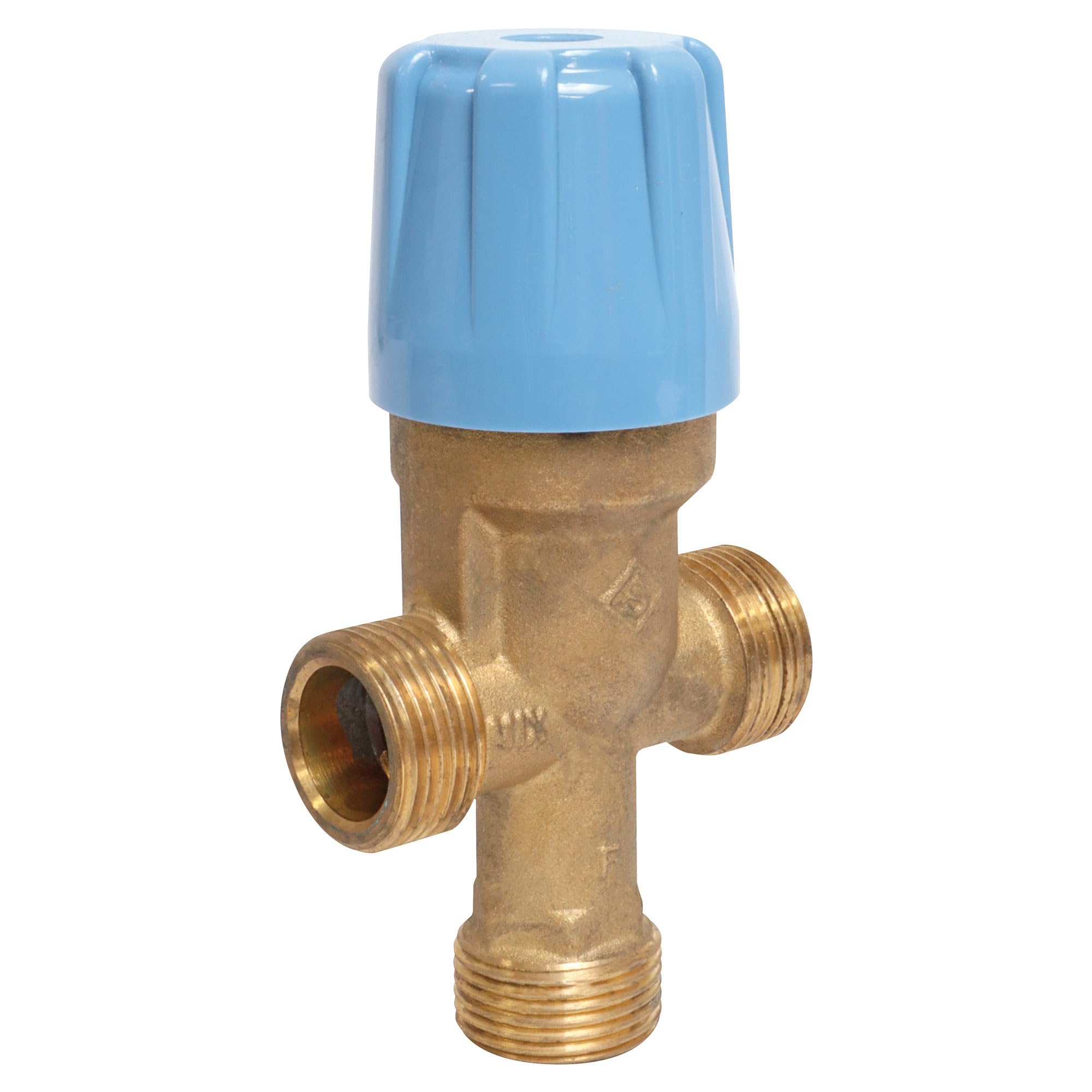 SOMATHERM FOR YOU, Limiteur de température réglable 25°C-55°C pour Chauffe-Eau, évite Les brûlures, clapets Anti-Retour, Pression Max 10 Bars, débit 25 l/MN, Installation Facile